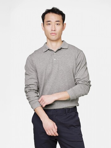 SANVT Shirt 'The Longsleeve Polo Shirt' in Grau: Vorderseite