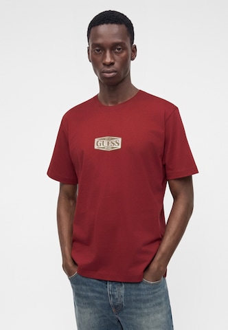 GUESS JEANSMajica - crvena boja: prednji dio