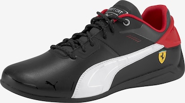 PUMA Athletic Shoes 'Scuderia Ferrari Drift Cat Delta' in Black: front