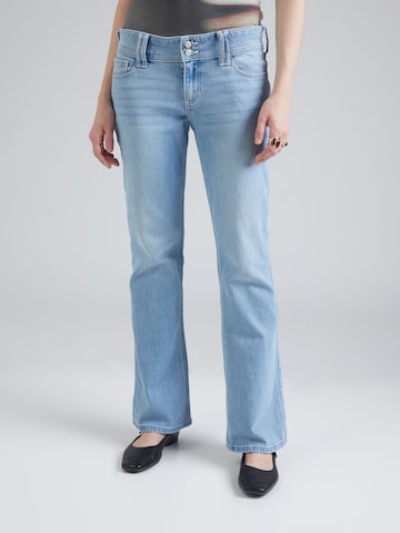 HOLLISTERBootcut/trapezice Traperice - plava boja: prednji dio