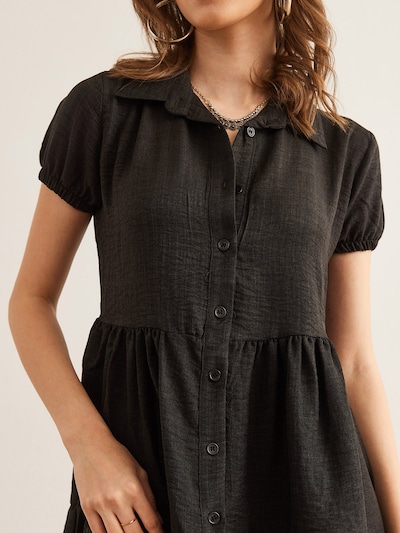 olalook Robe-chemise en noir, Vue avec produit