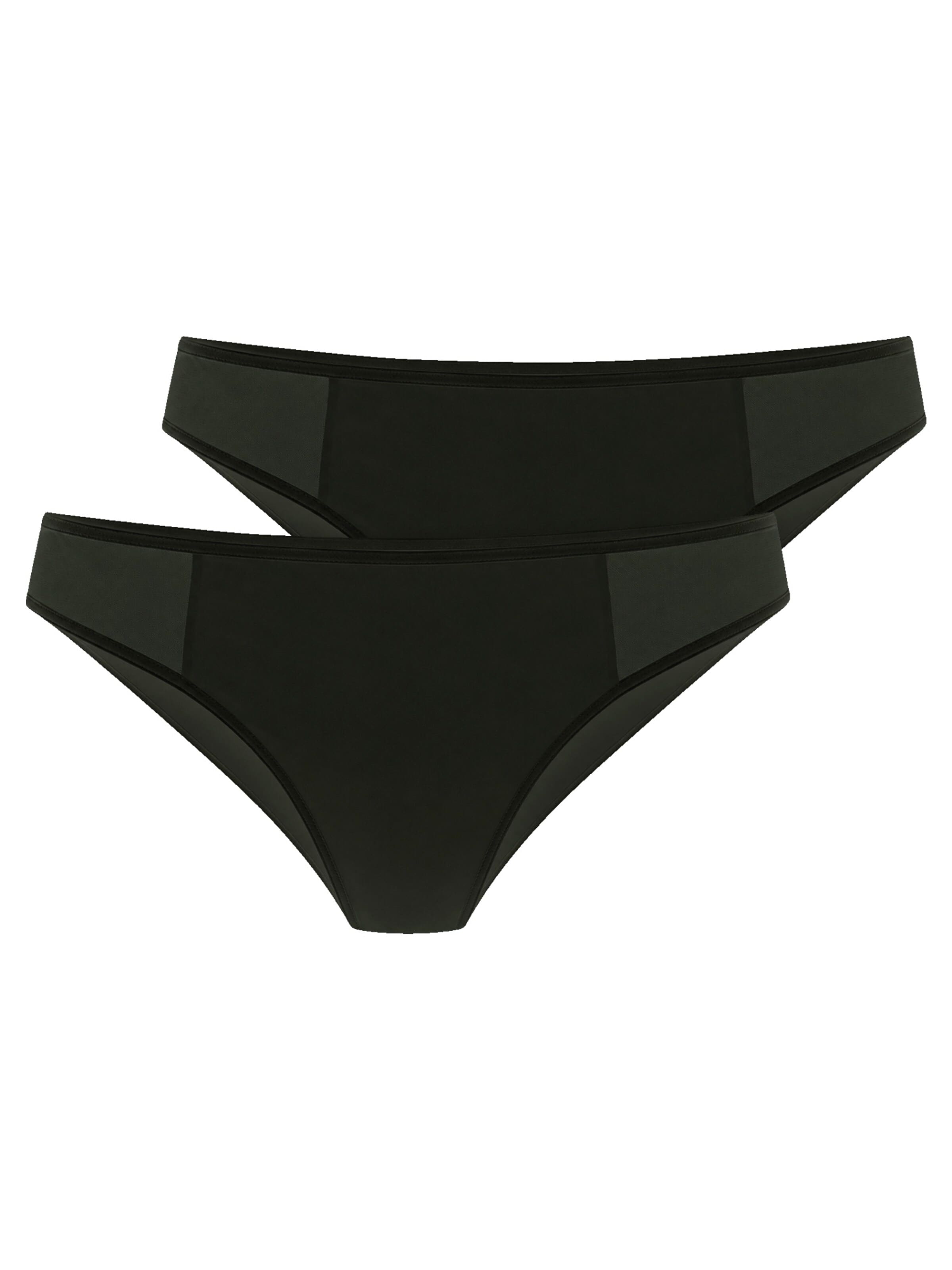 VIANIA Thong 'Sally' in Black: front