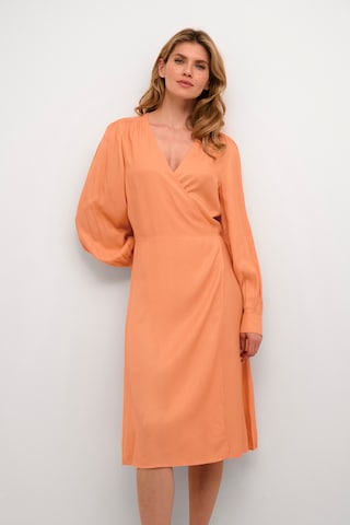 SOAKED IN LUXURY Dress 'Cattie' in Orange: front
