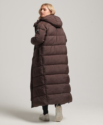 Superdry Winter Coat 'Touchline' in Brown
