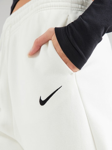 Nike Sportswear - Regular Calças 'PHNX FLC' em branco