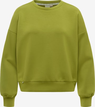 Ragwear Sweatshirt 'Wuss Solid' in Groen: voorkant