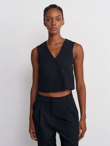 Dilvin Bodywarmer in Zwart: voorkant
