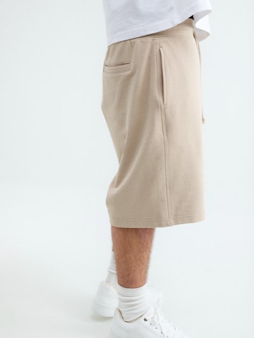 BALMOHK Loosefit Bukser i beige