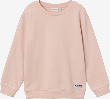 Sweat 'FLUSSER' NAME IT en rose : devant