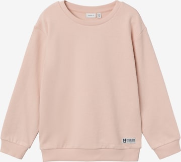 NAME IT Sweatshirt 'FLUSSER' in Pink: front