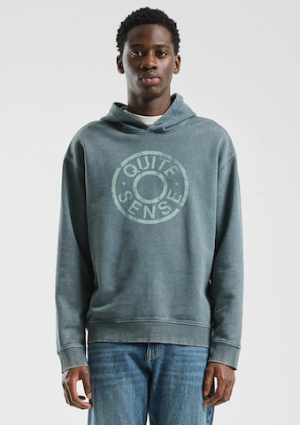 QS Sweatshirt in Blauw: voorkant