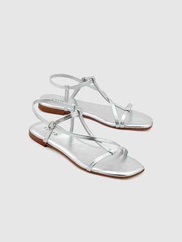 EDITED Sandaler med rem 'Toyah' i sølv