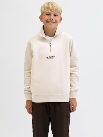 Jack & Jones Junior - Sudadera 'JJESOHO' en beige: frente
