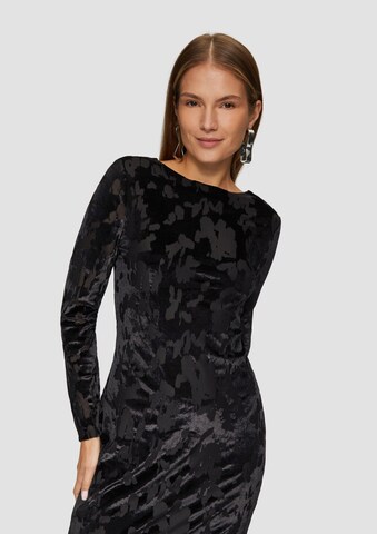 s.Oliver BLACK LABEL Jurk in Zwart