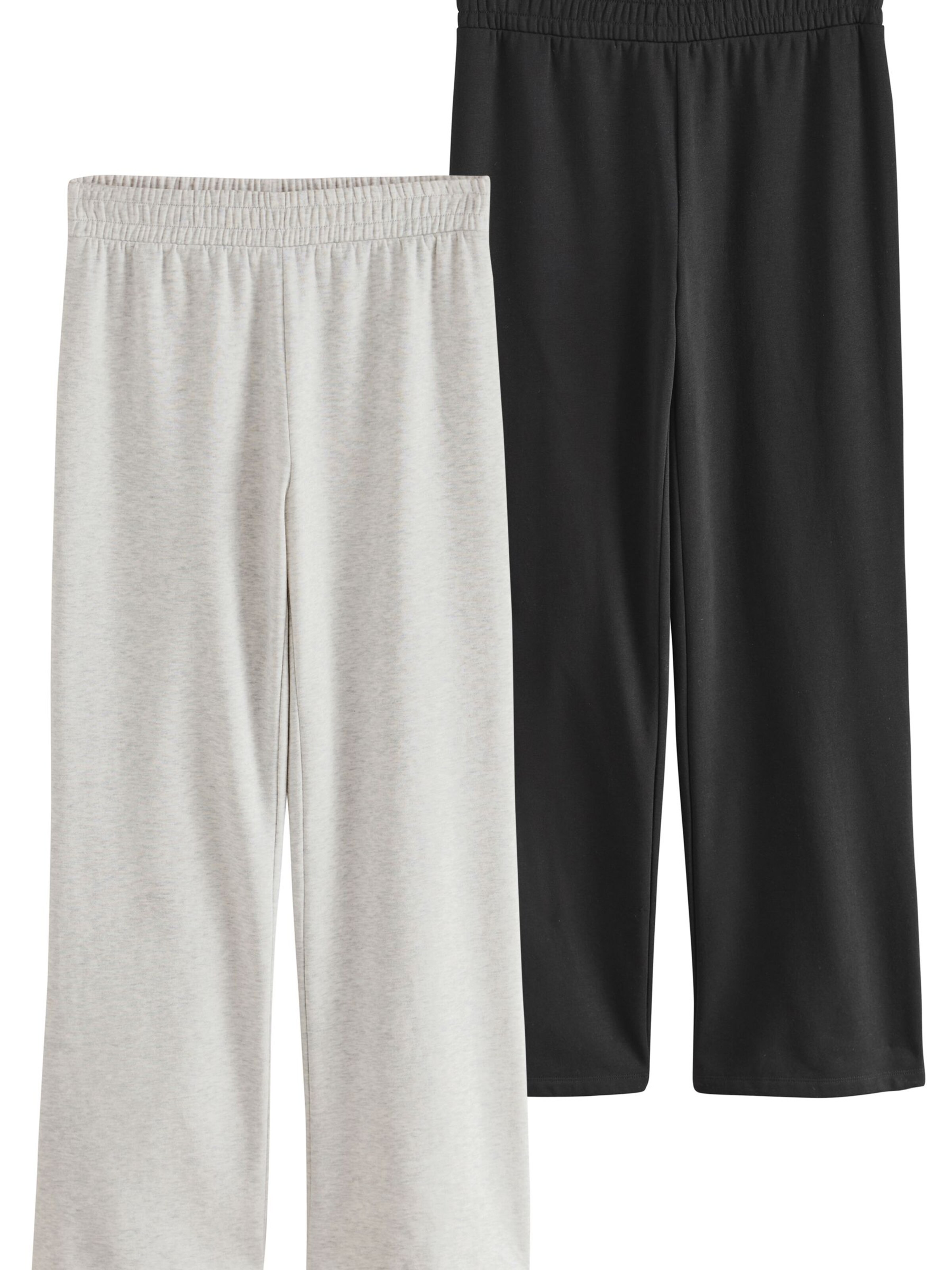 The Set Regular Trousers in Grey: front