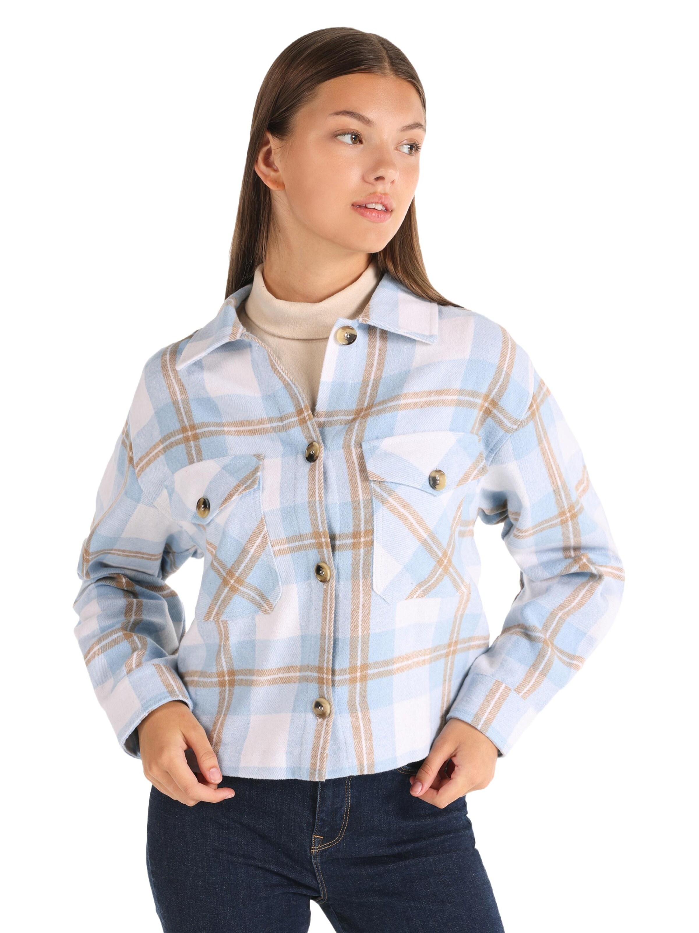 Chemisier Colin's en bleu : devant