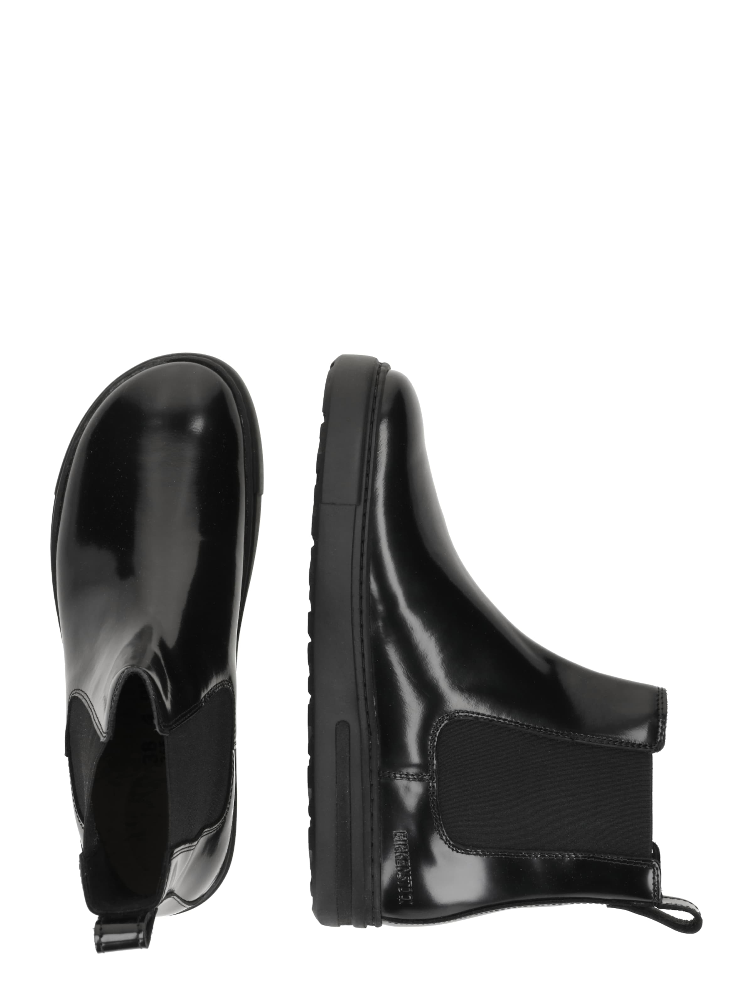 BIRKENSTOCK Chelsea boots 'Bend Chelsea High Shine LENA Black' i svart