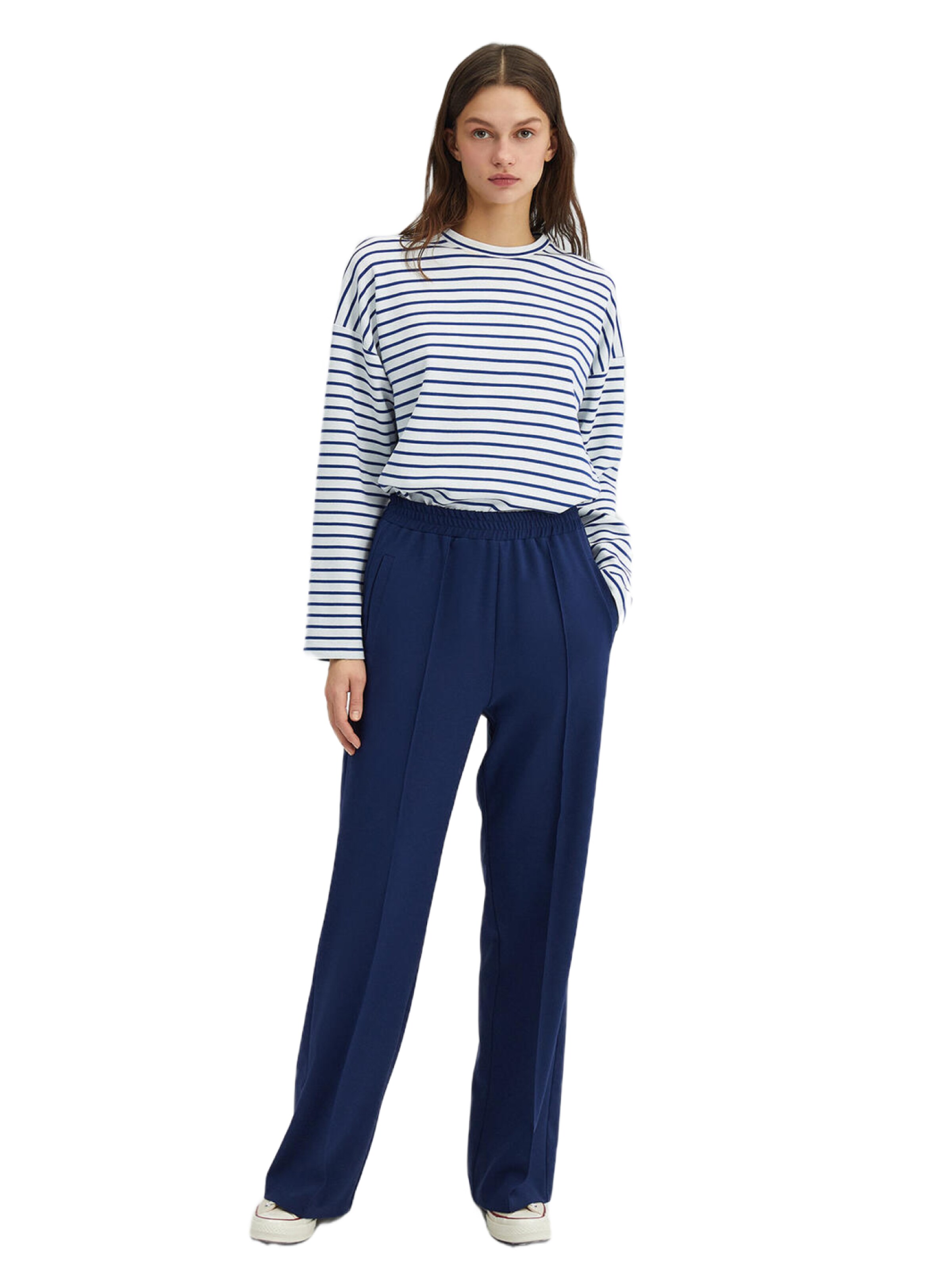 Touche Prive Loose fit Pants in Blue: front
