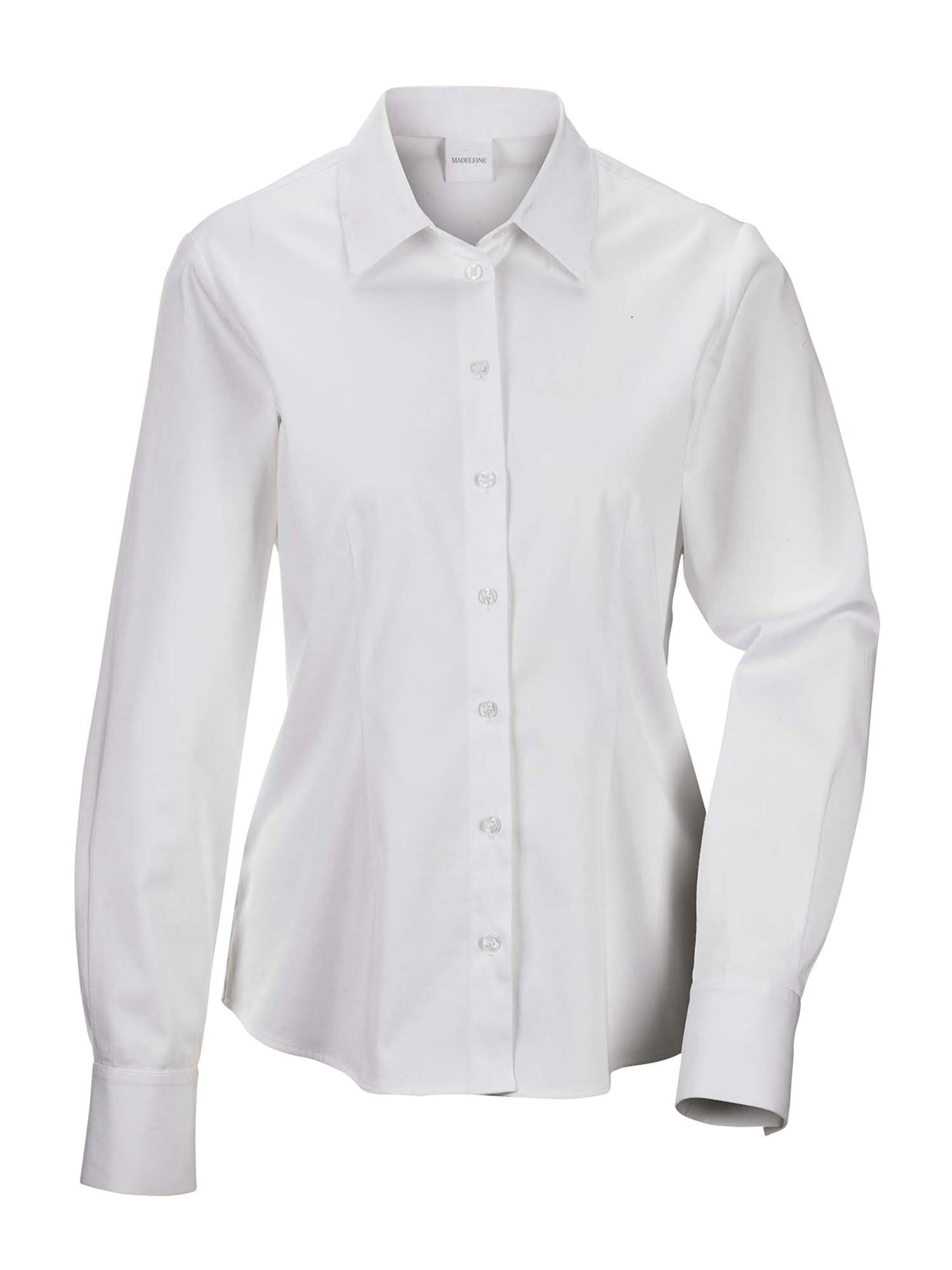 MADELEINE Bluse in Weiß: Vorderseite