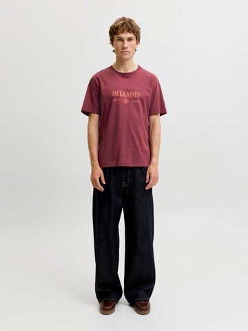 T-Shirt 'JORFREDERIKSBERG' JACK & JONES en marron