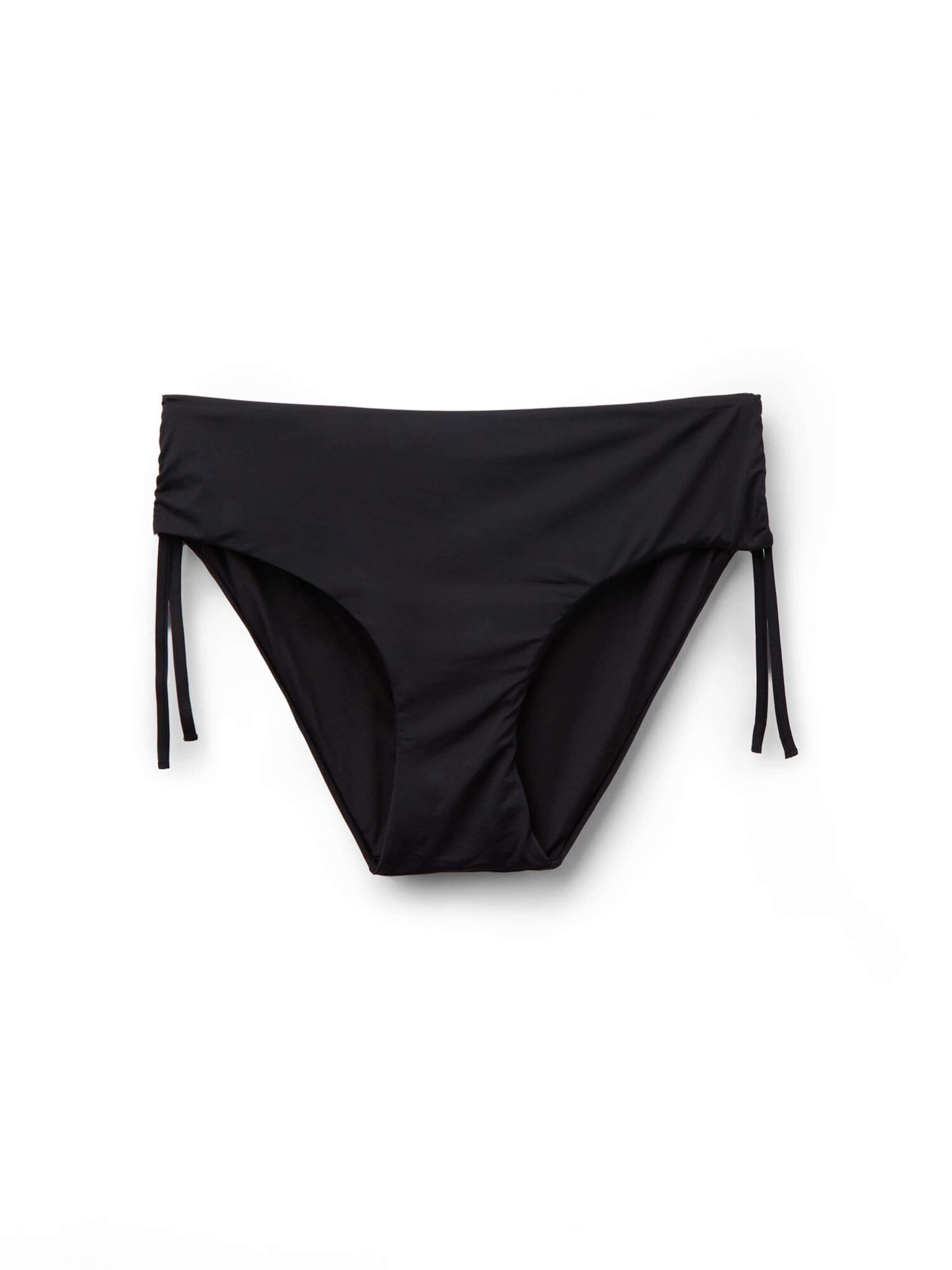 Tezenis Bikini Bottoms in Black: front