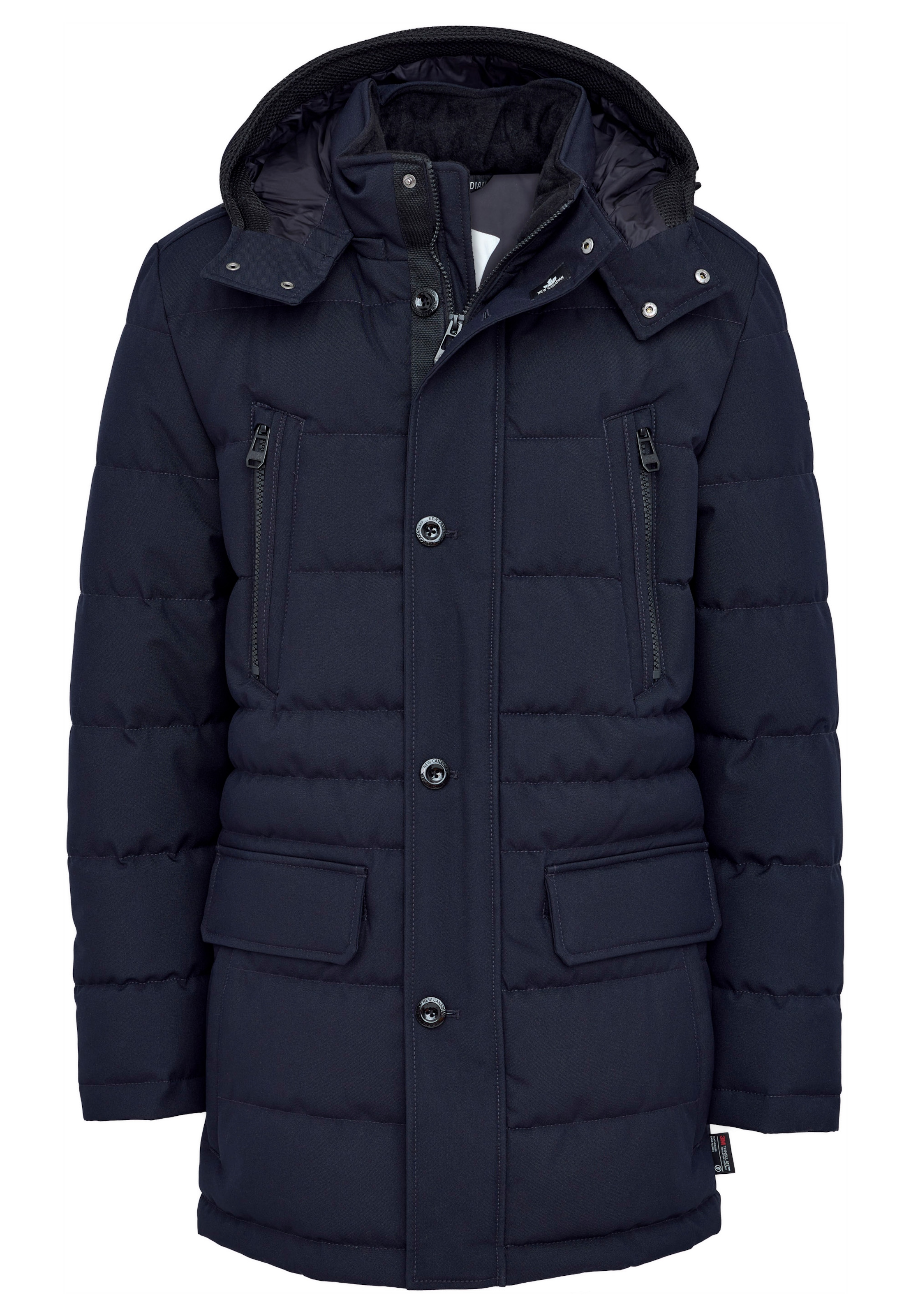 NEW CANADIAN Winterparka in Blau: Vorderseite