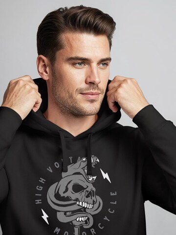 Neverless Sweatshirt 'Snake'‌‌‌‌‌‌ in Schwarz