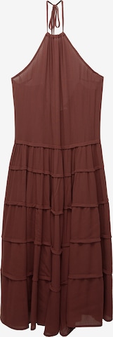 Pull&BearLjetna haljina - smeđa boja: prednji dio