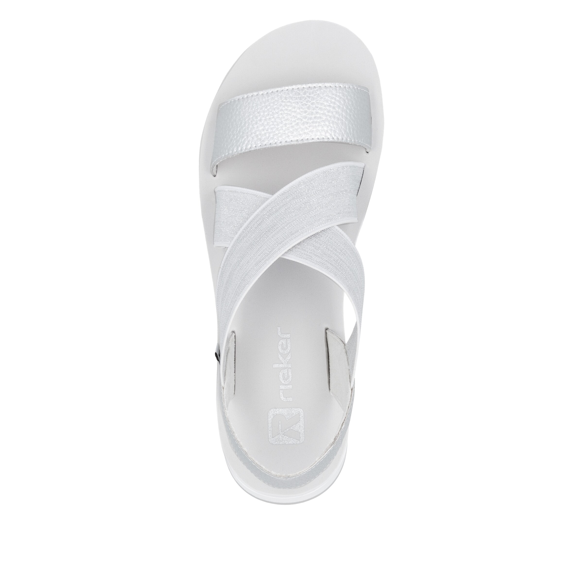 Sandales à lanières 'W3053' Rieker Sport en argent