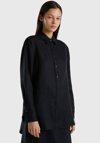 UNITED COLORS OF BENETTON Blouse in Black: front