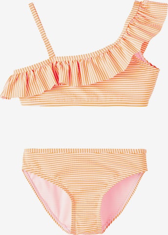 NAME IT - Bikini 'Ziline' en naranja: frente