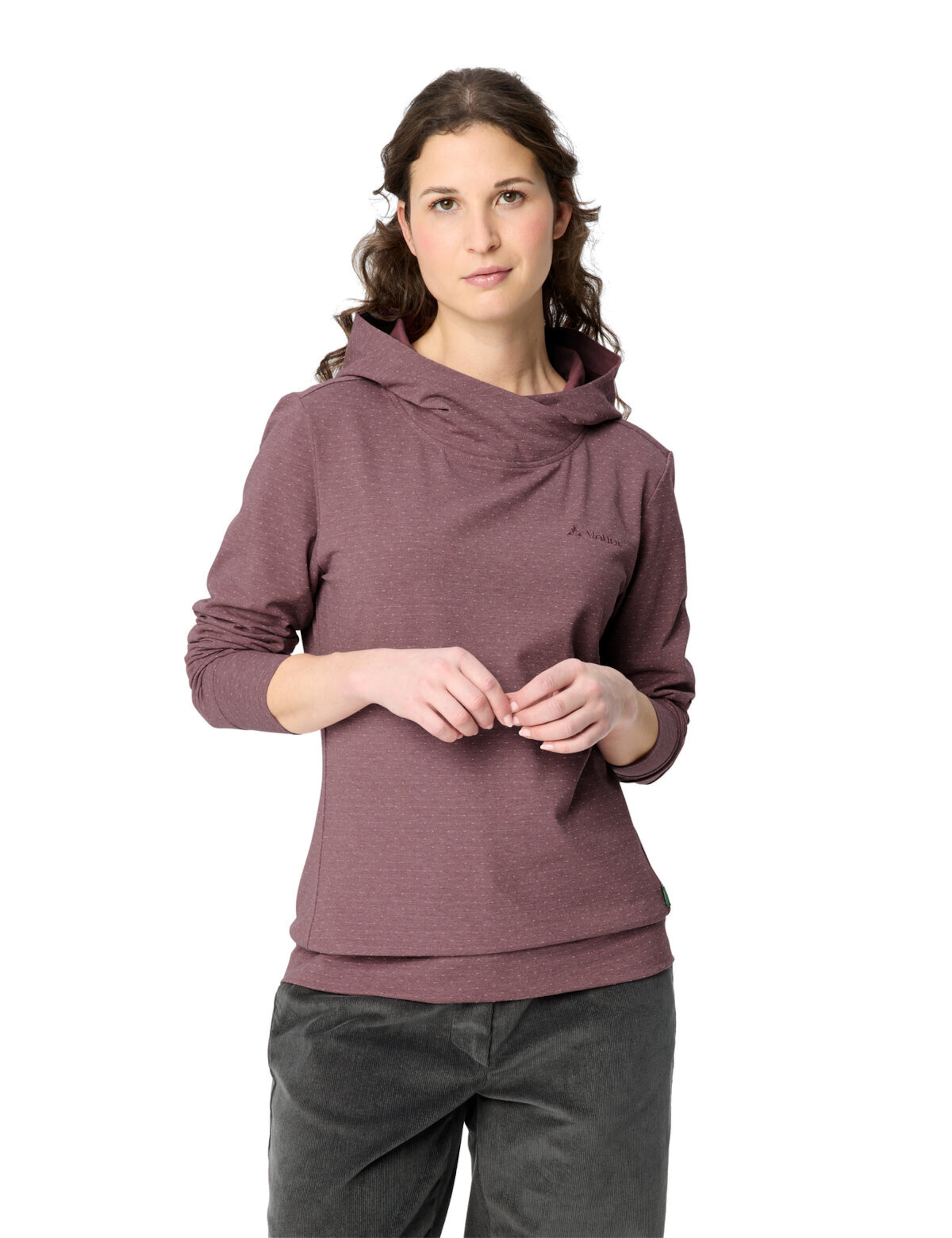 VAUDE Sportsweatshirt 'Tuenno' in Rot