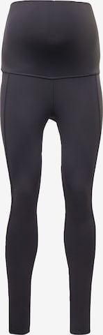 Reebok Sport Skinny Športne hlače | črna barva: sprednja stran