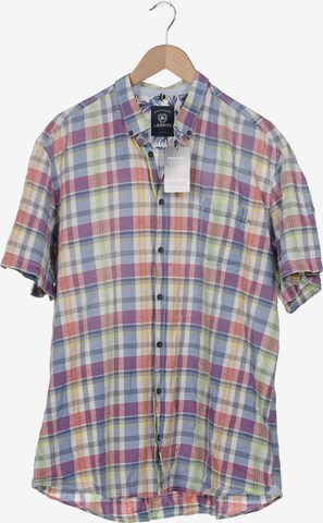 LERROS Button Up Shirt in XXL in Blue: front