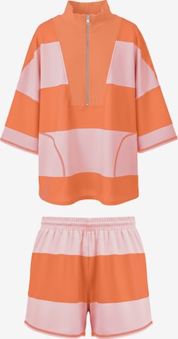 Costum cu pantaloni 'Active' de la Imily Bela pe portocaliu: față