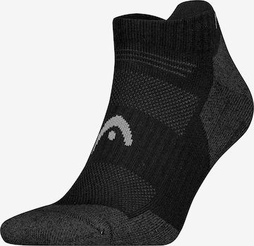 Chaussettes de sport HEAD en noir : devant