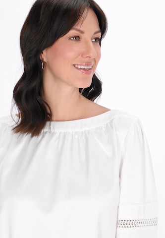 Chemisier 'Elegant' usha BLACK LABEL en blanc