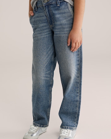 WE Fashion Loose fit Jeans in Blue: front