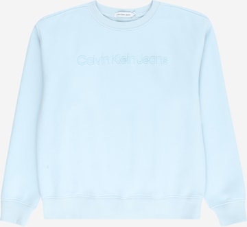 Calvin Klein Jeans Μπλούζα φούτερ σε μπλε: μπροστά