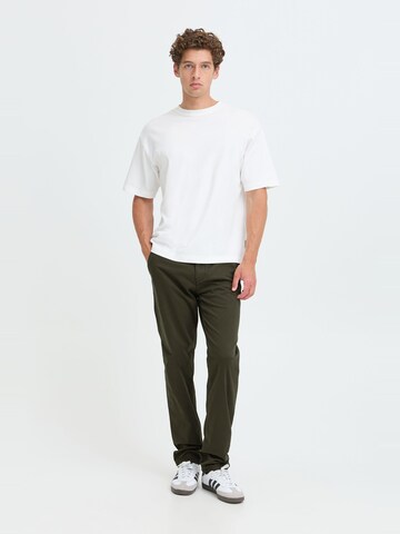 Casual Friday Slim fit Chino Pants 'Viggo' in Green: front