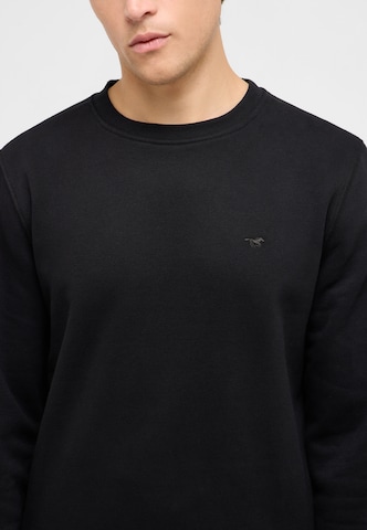 MUSTANG Sweatshirt 'Clio' in Schwarz