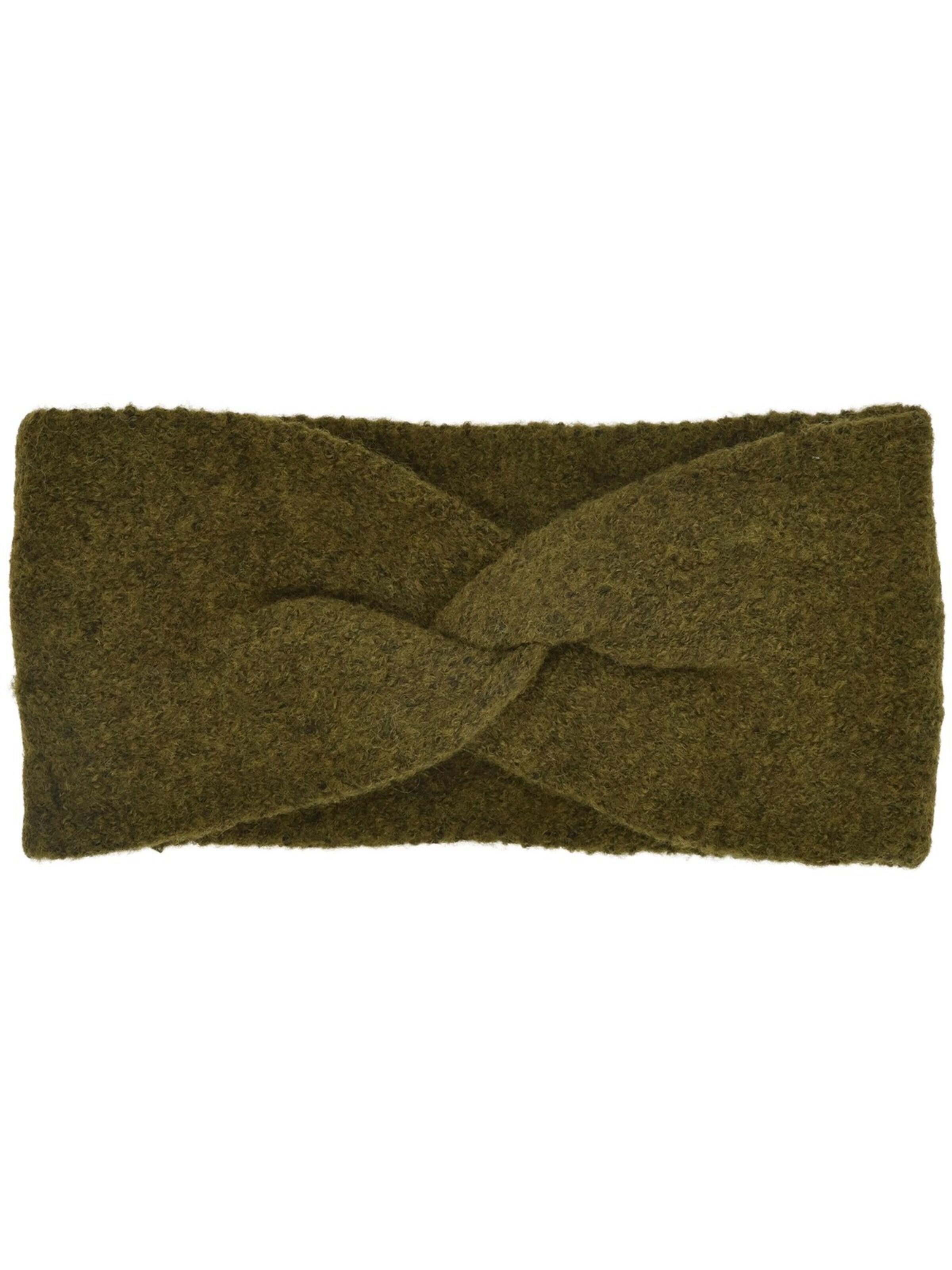 styleBREAKER Headband 'Feinstrick Stirnband Twist Knoten' in Green