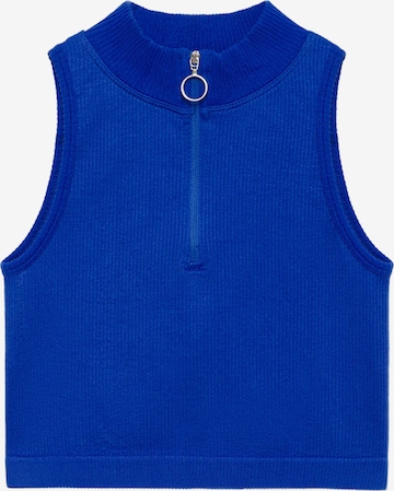 Tops en tricot No Matter What en bleu : devant