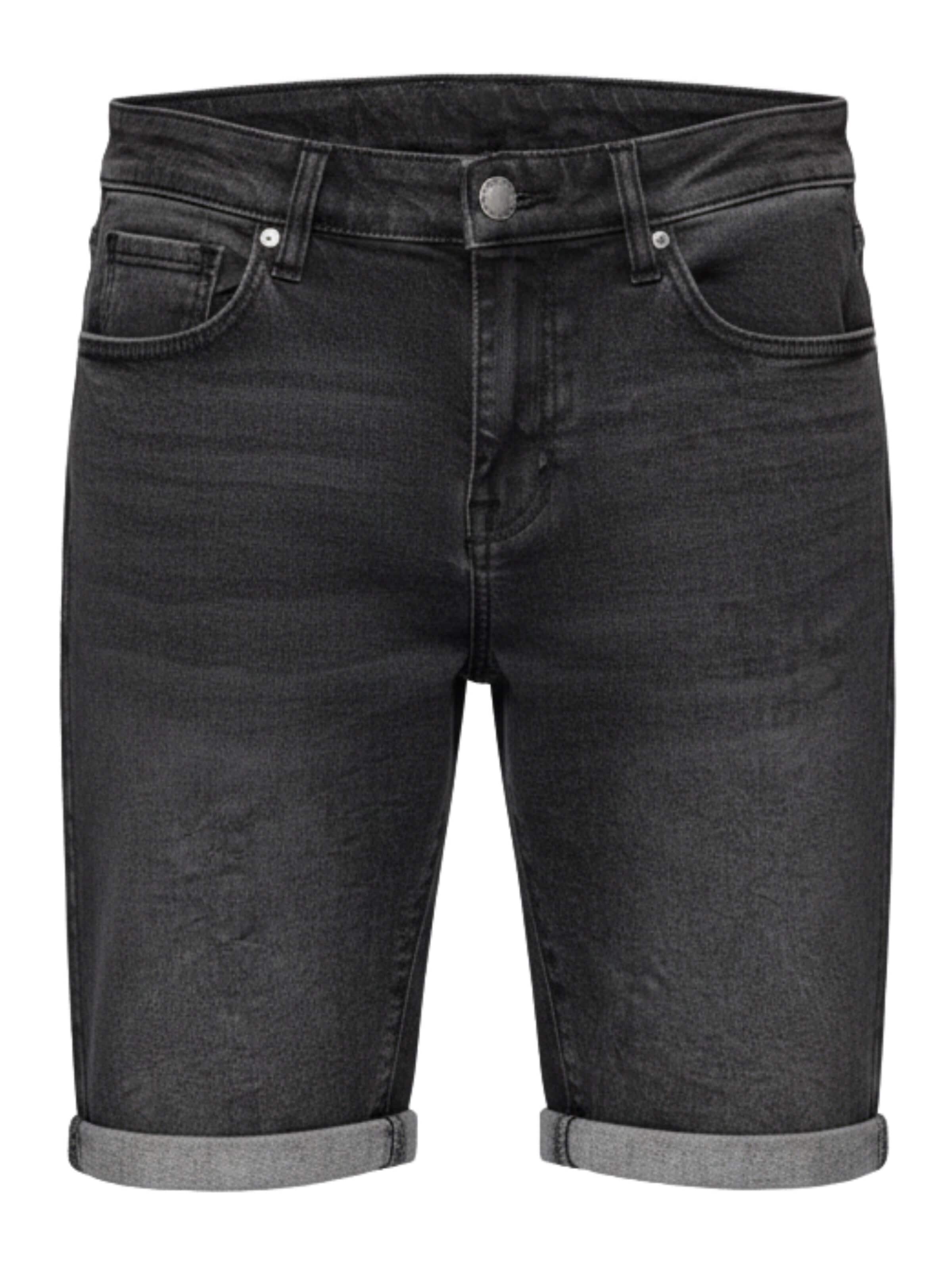 Ombre - regular Vaquero en negro: frente
