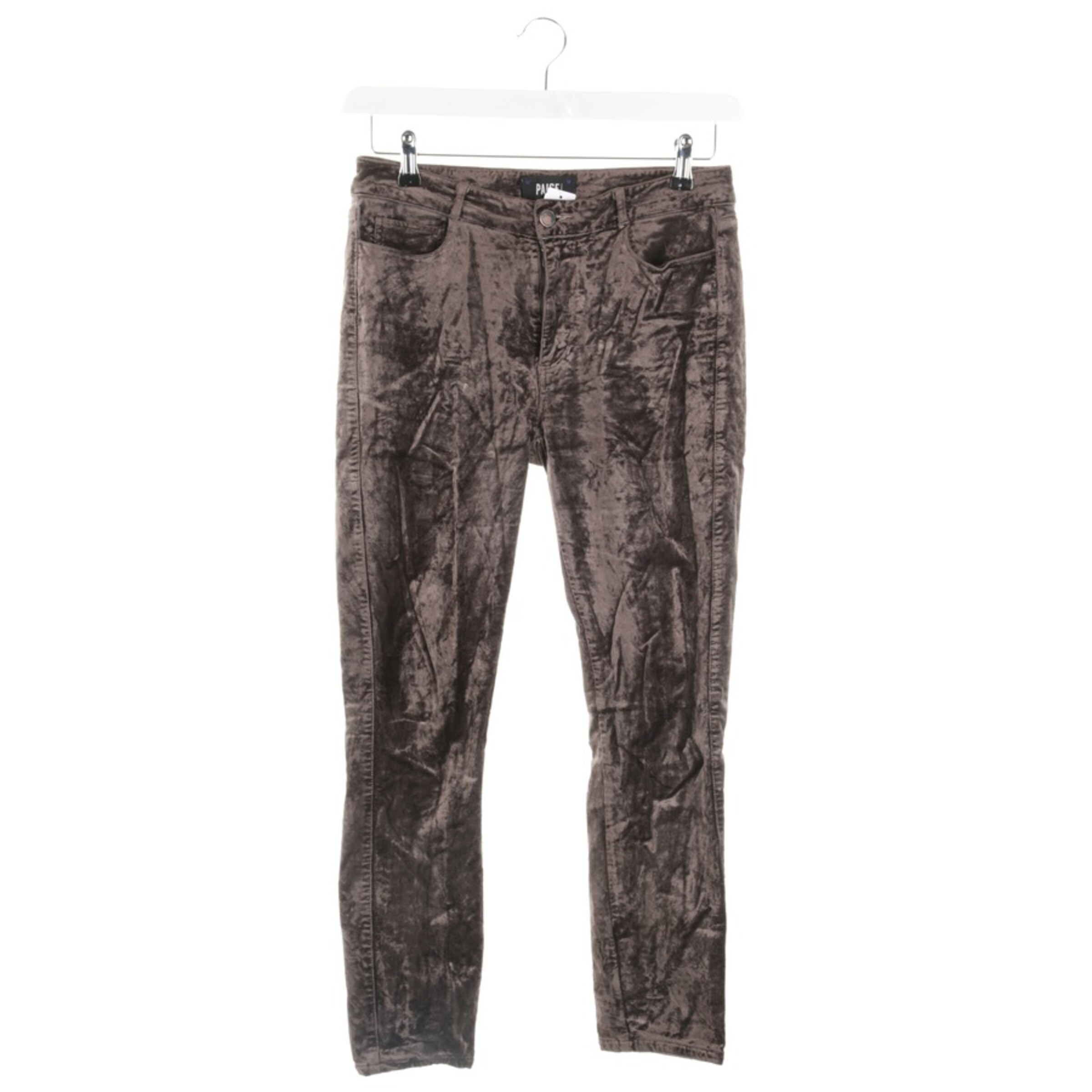 PAIGE Pants in S in Brown: front