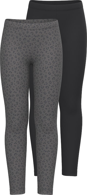 NAME IT Skinny Leggings 'Vivian' in Basaltgrau Schwarz NAME IT Skinny Leggings 'Vivian' in Basaltgrau Schwarz