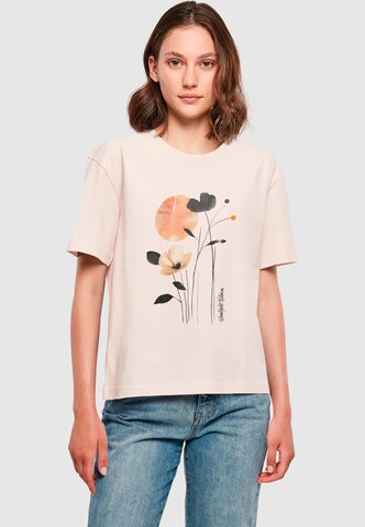 T-shirt 'Sunlight Bloom' Merchcode en rose : devant