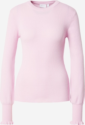 VILA Sweater 'SAYA' in Pink: front