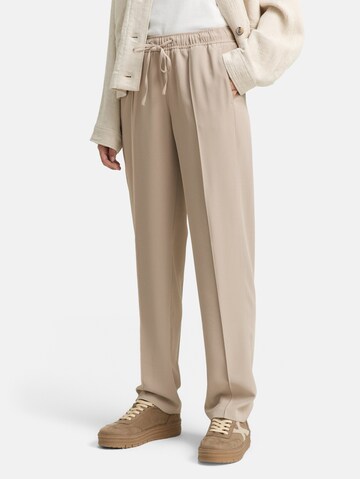 Loosefit Pantalon TOM TAILOR en gris : devant
