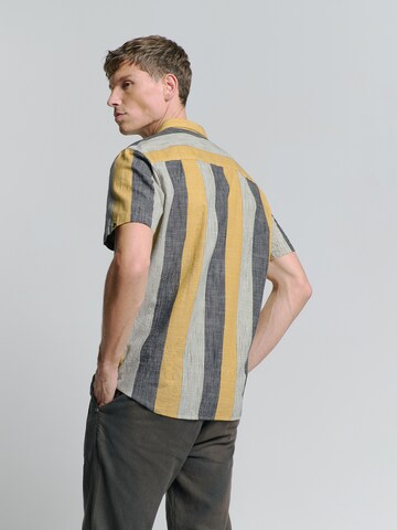 No Excess Regular fit Overhemd in Geel